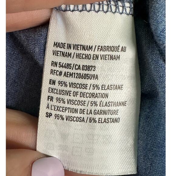 American Eagle Good Vibes blue short sleeves T-shirt size Small - Picture 4 of 14